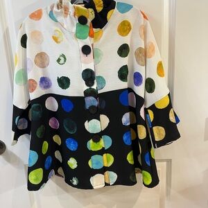 Colorful Polka Dot Women's Blazer
